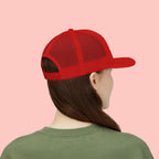 Dog Mom Trucker Cap — Rhinestone Lettering Snapback Hat