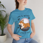 Life Is Better With My Dog Corgi T-Shirt
