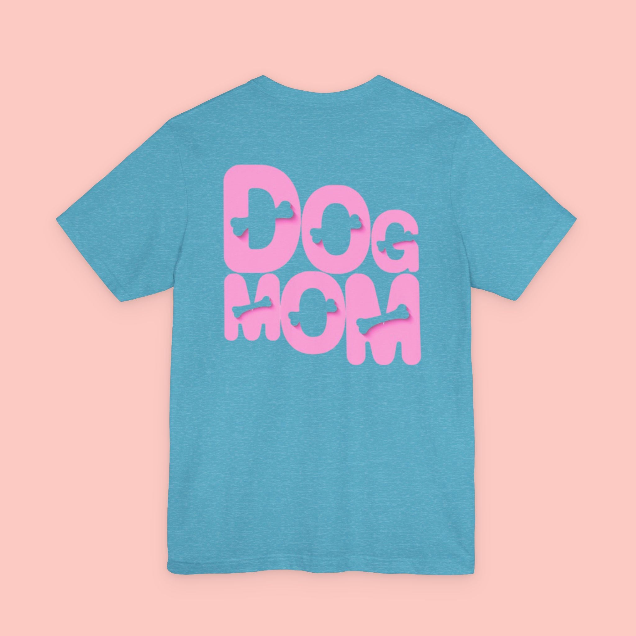 Dog Mom T-Shirt — Retro Pink Graphic Tee for Pet Lovers