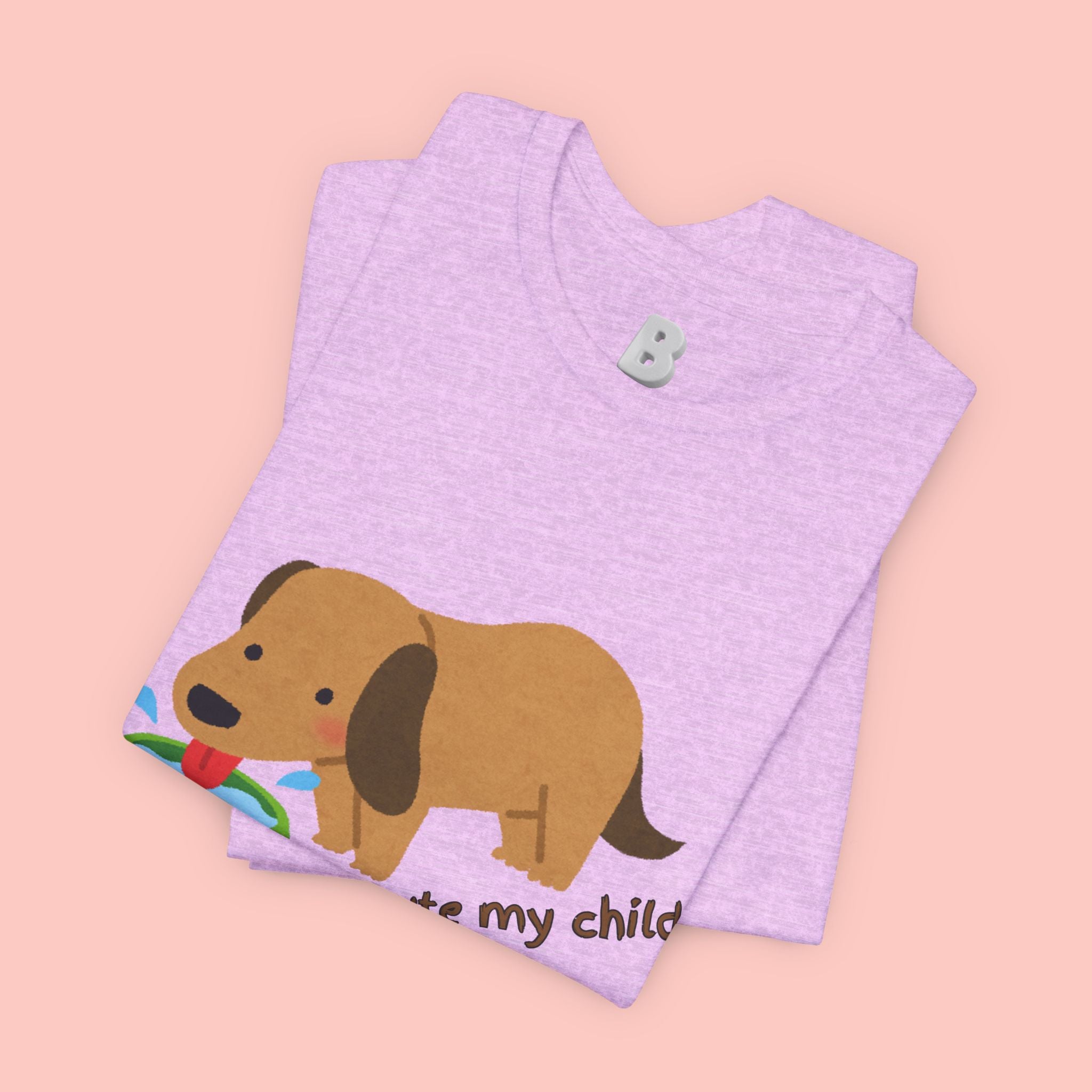 Dog T-Shirt — Cute Dachshund "how cute my child" Graphic Tee