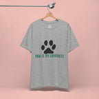 Paw Is My Favourite T‑Shirt — Dog Lover Paw Print Tee