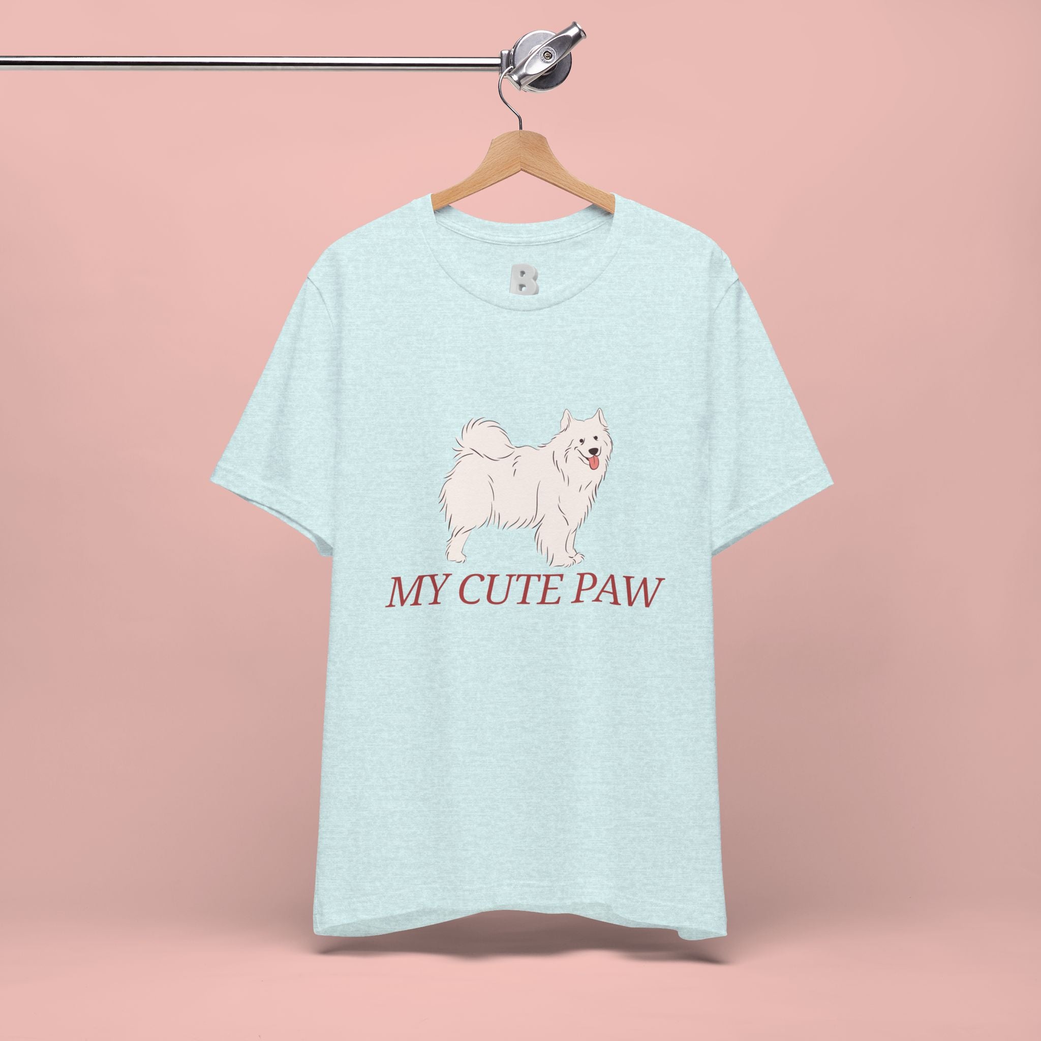 My Cute Paw Samoyed T‑Shirt — Cute Dog Graphic Tee for Pet Lovers