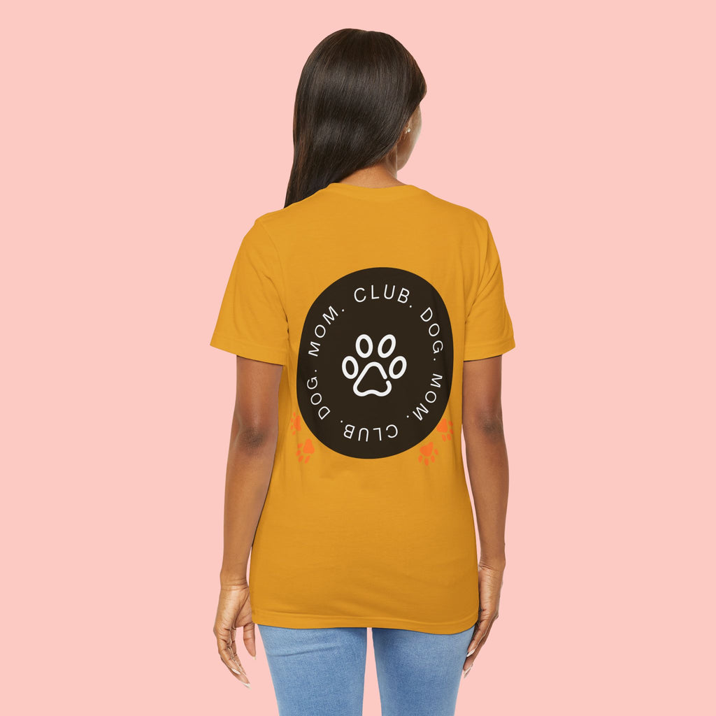Dog Mom Club T-Shirt — Paw Print Graphic Tee for Pet Lovers