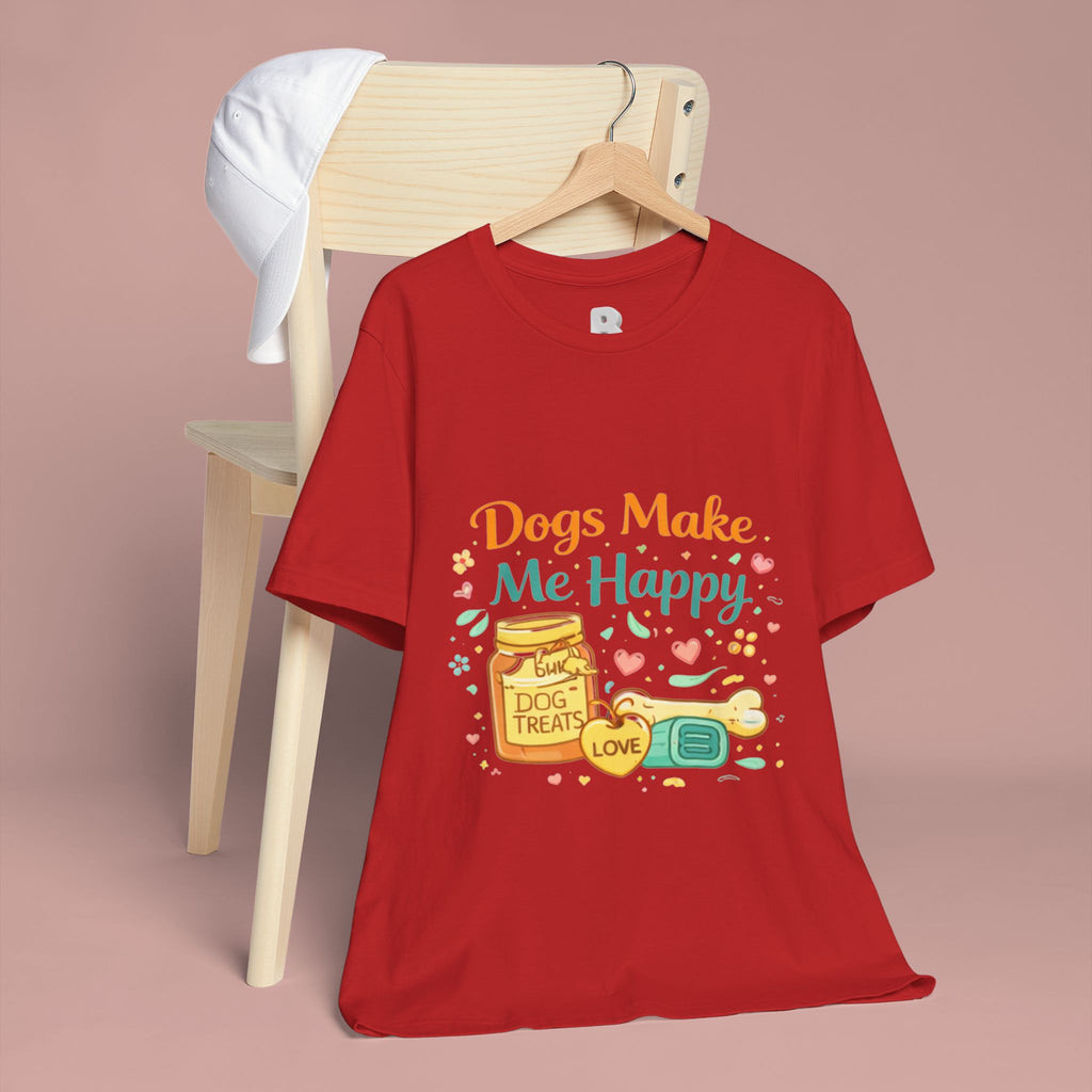 Dogs Make Me Happy T-Shirt