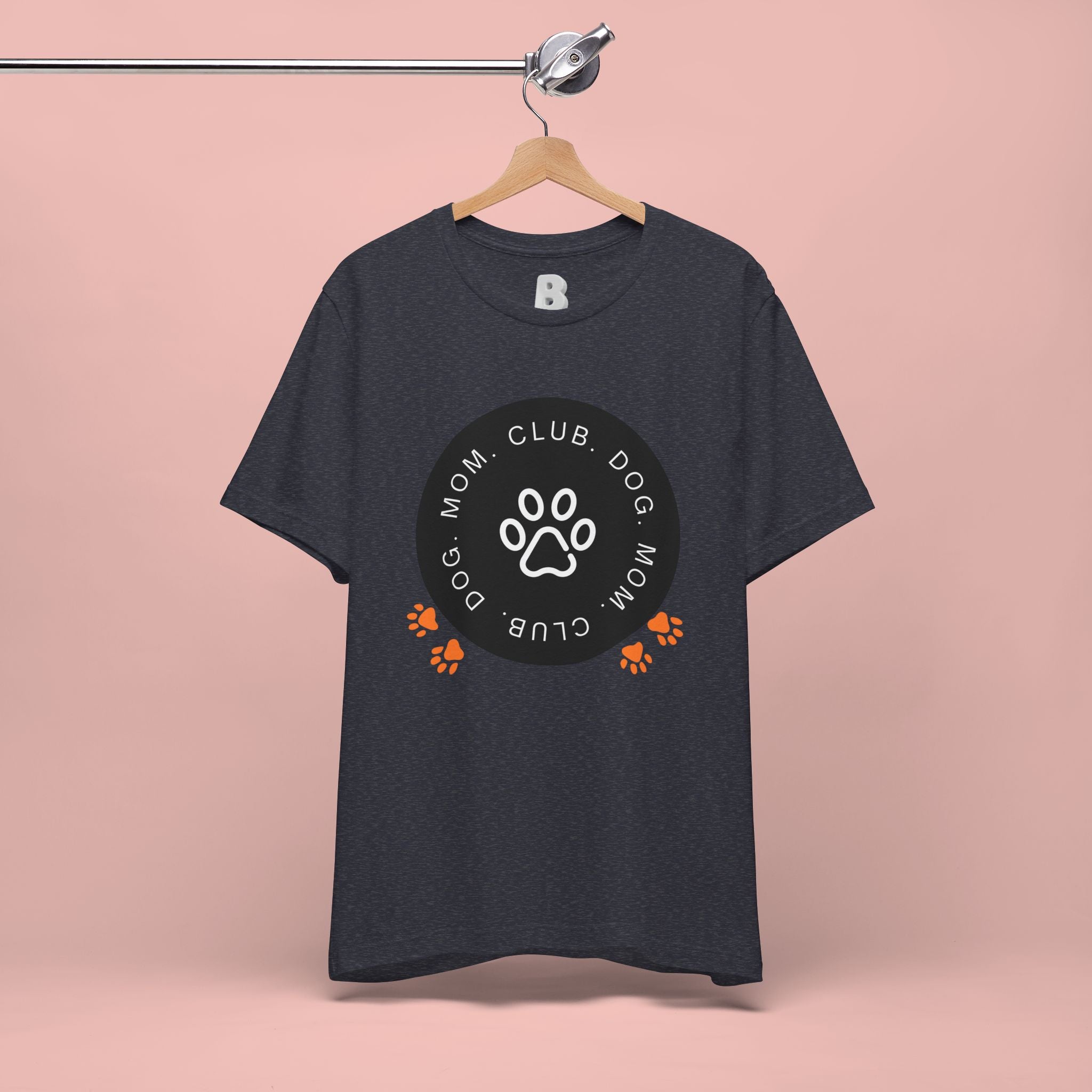 Dog Mom Club T-Shirt — Paw Print Graphic Tee for Pet Lovers