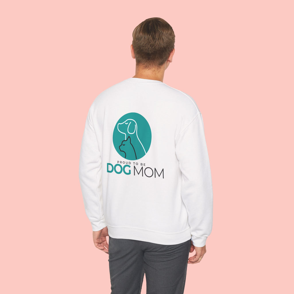 Dog Mom Crewneck Sweatshirt — Proud To Be Dog Mom Graphic