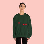 Dog Lover Crewneck Sweatshirt — "Me  My Dog" Minimalist Paw Print Design