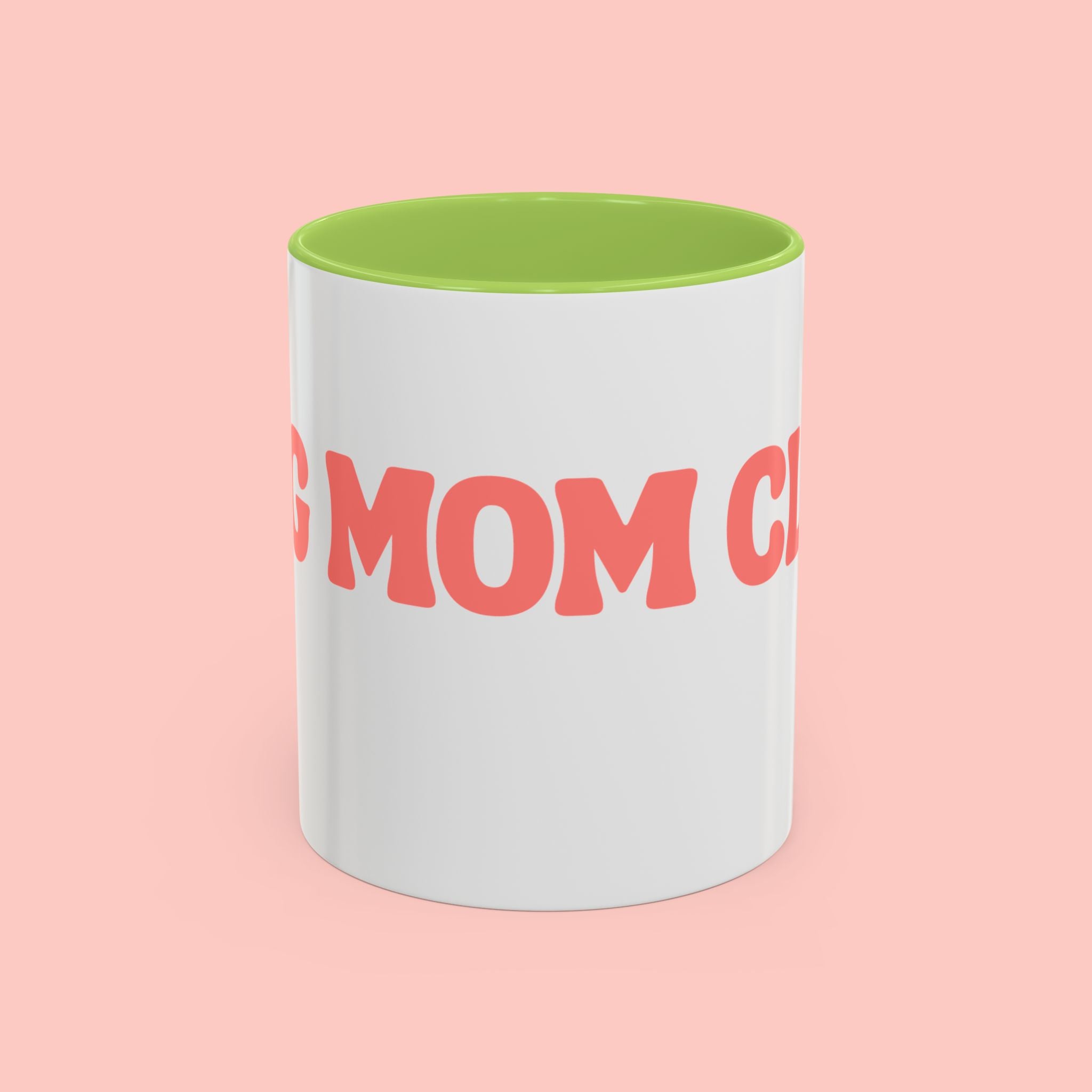 Mom Club Coffee Mug — Cute Paw Print Accent Mug for Dog Moms (11/15 oz)