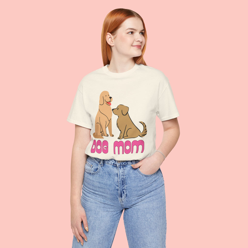 Dog Mom T‑Shirt — Cute Retro Dogs Graphic Tee for Dog Lovers