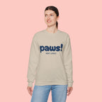 Paws! Cute Graphic Crewneck Sweatshirt — "Most Lovely" Pet Lover Pullover
