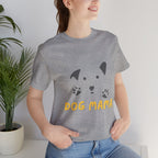 Dog Mama Graphic Tee — Cute Paw Print Dog Face T-Shirt for Dog Lovers