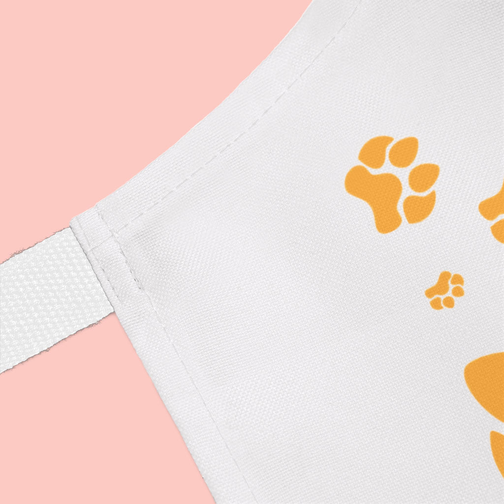 Dog Mom Apron – “Pure Flavor Pure Dog Mom” Paw-Print Kitchen Apron