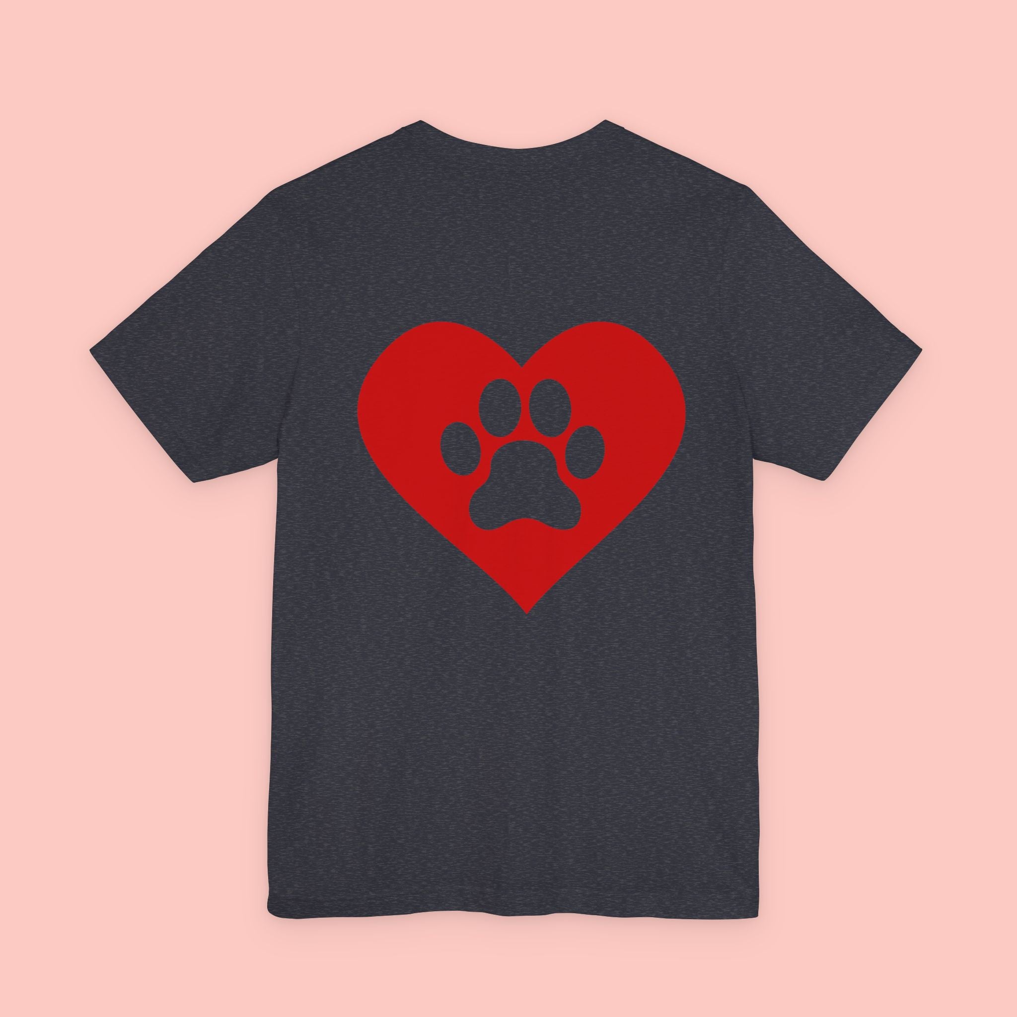 Pet Lover Heart Paw T-Shirt