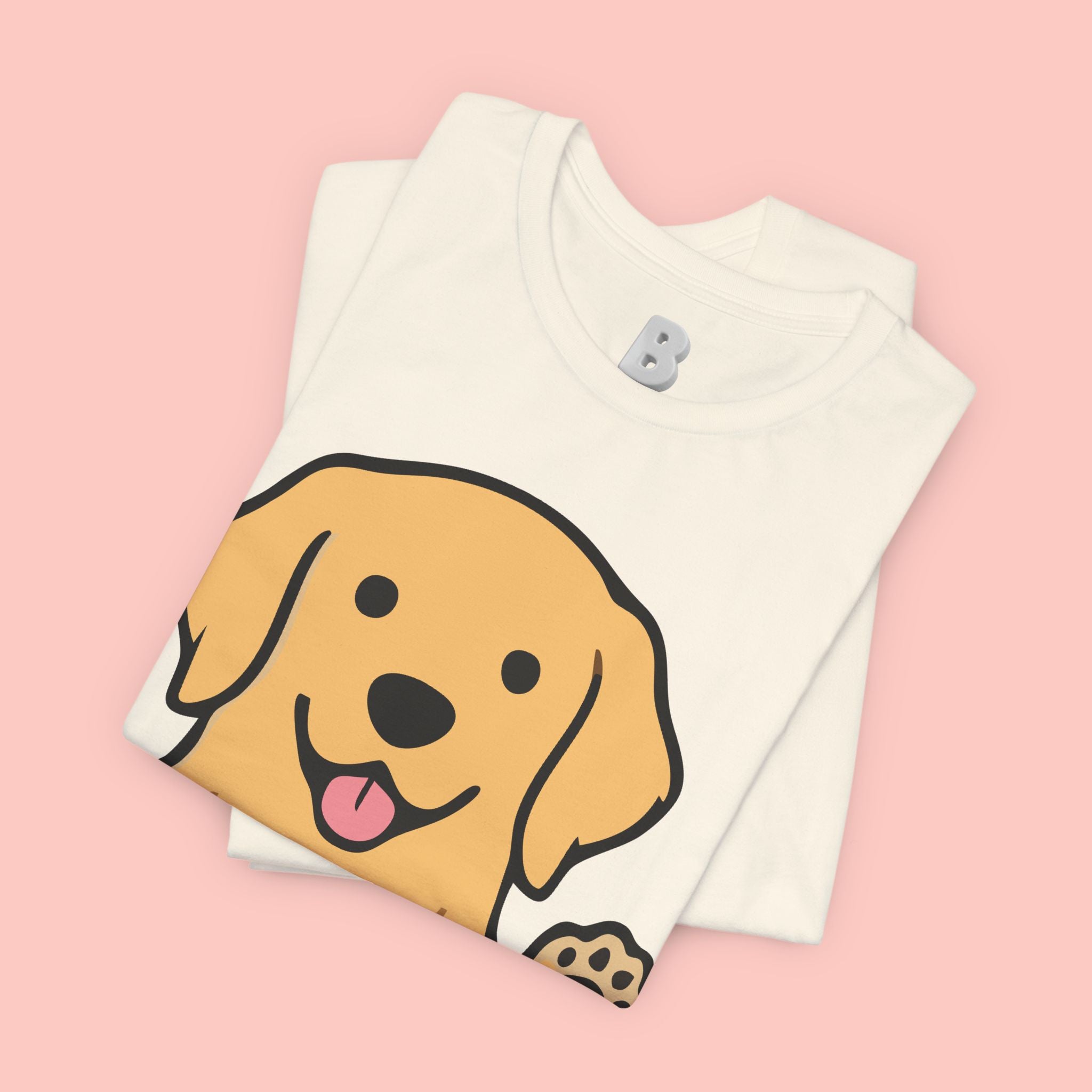 Love Your Dog Tee — Cute Golden Retriever Graphic T-Shirt