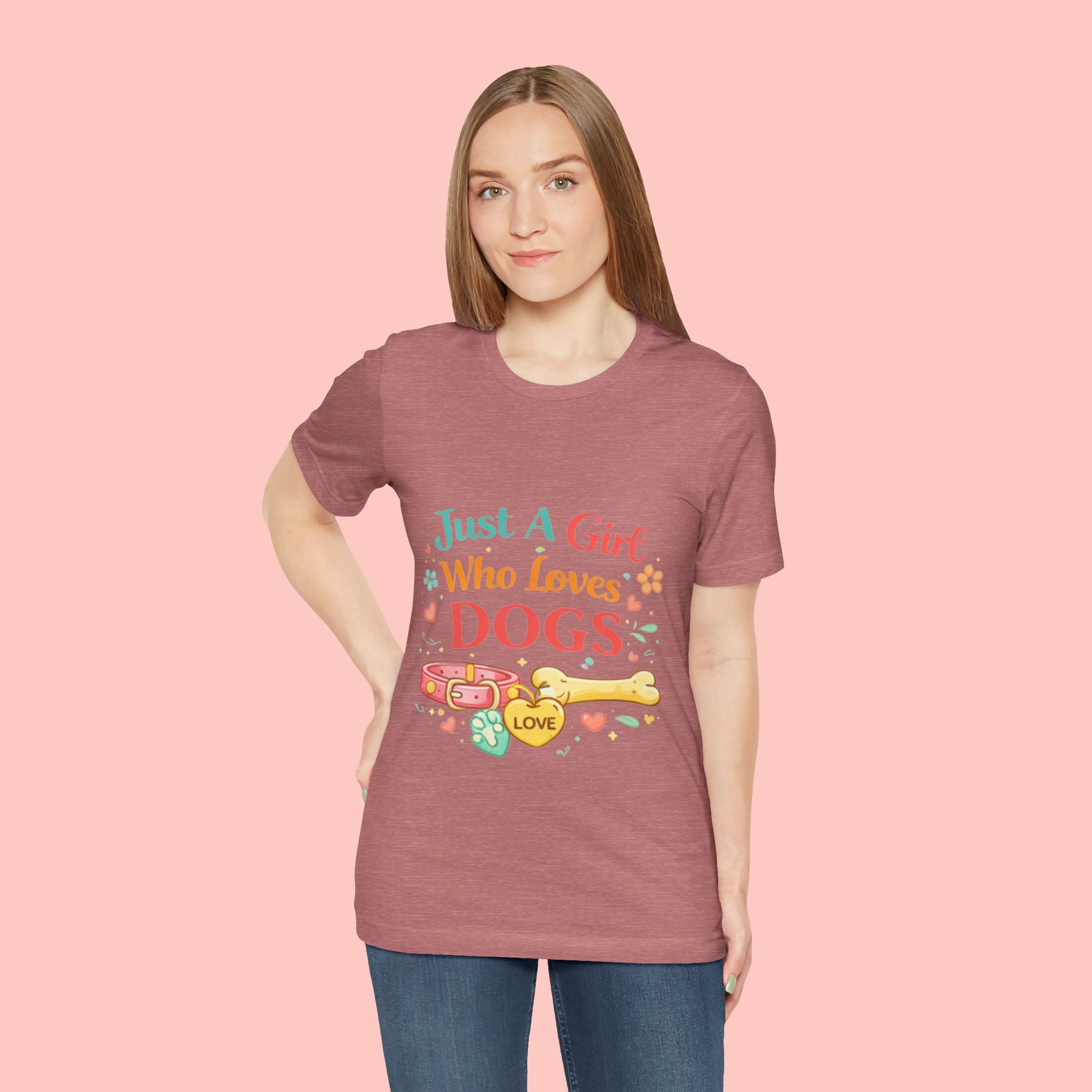 Just A Girl Who Loves Dogs T-Shirt