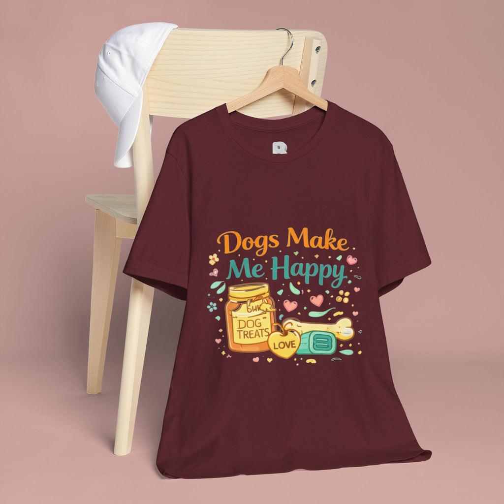 Dogs Make Me Happy T-Shirt