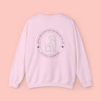 Dog Mom Crewneck Sweatshirt - "I Work Hard So My Dog Can Have A Better Life" Cozy Pet Lover Pullover