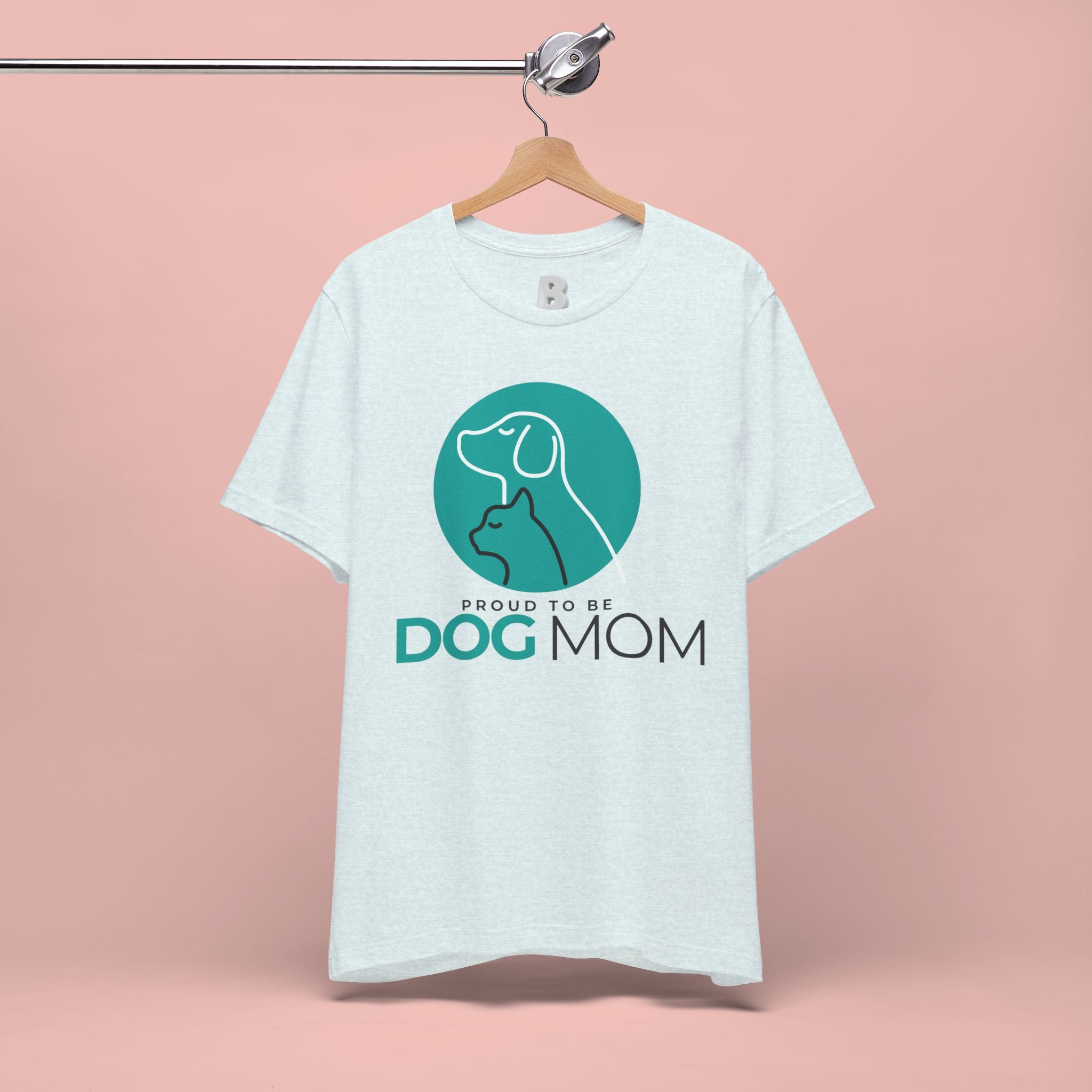 Dog Mom T-Shirt – "Proud to Be Dog Mom" Graphic Tee