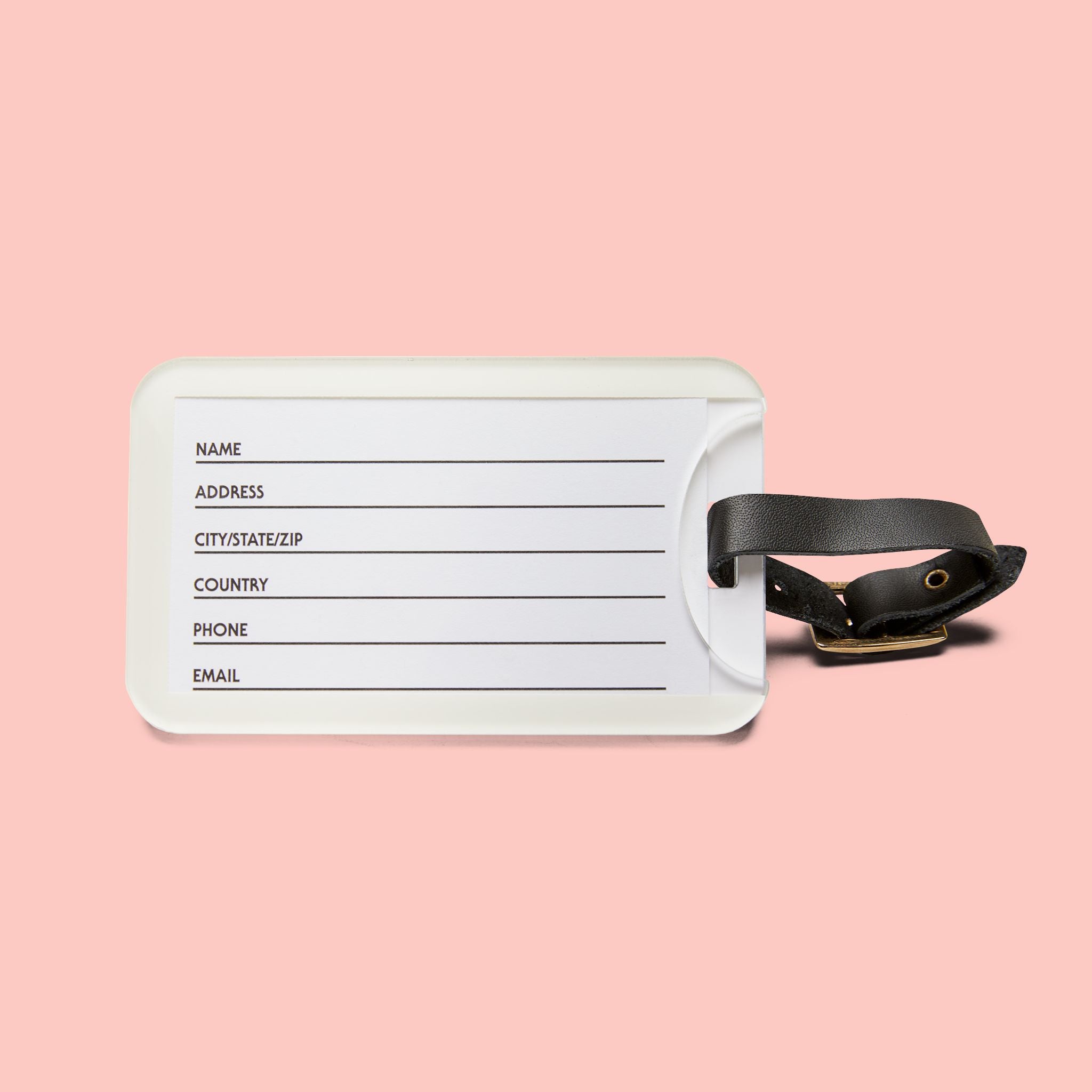Dog Mama Luggage Tag – Cute Golden Retriever ID Tag for Dog Lovers