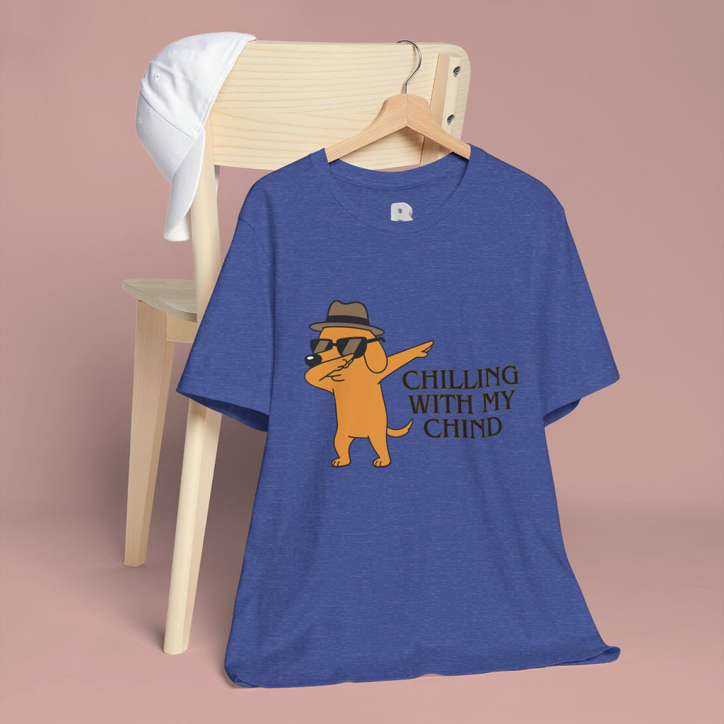 Chilling With My Chind T-Shirt — Funny Dabbing Cat Graphic Tee