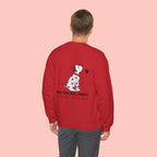 Dog Mom Sweatshirt - "Are You Dog Mom? If Yes, I Love You" Cute Dalmatian Crewneck