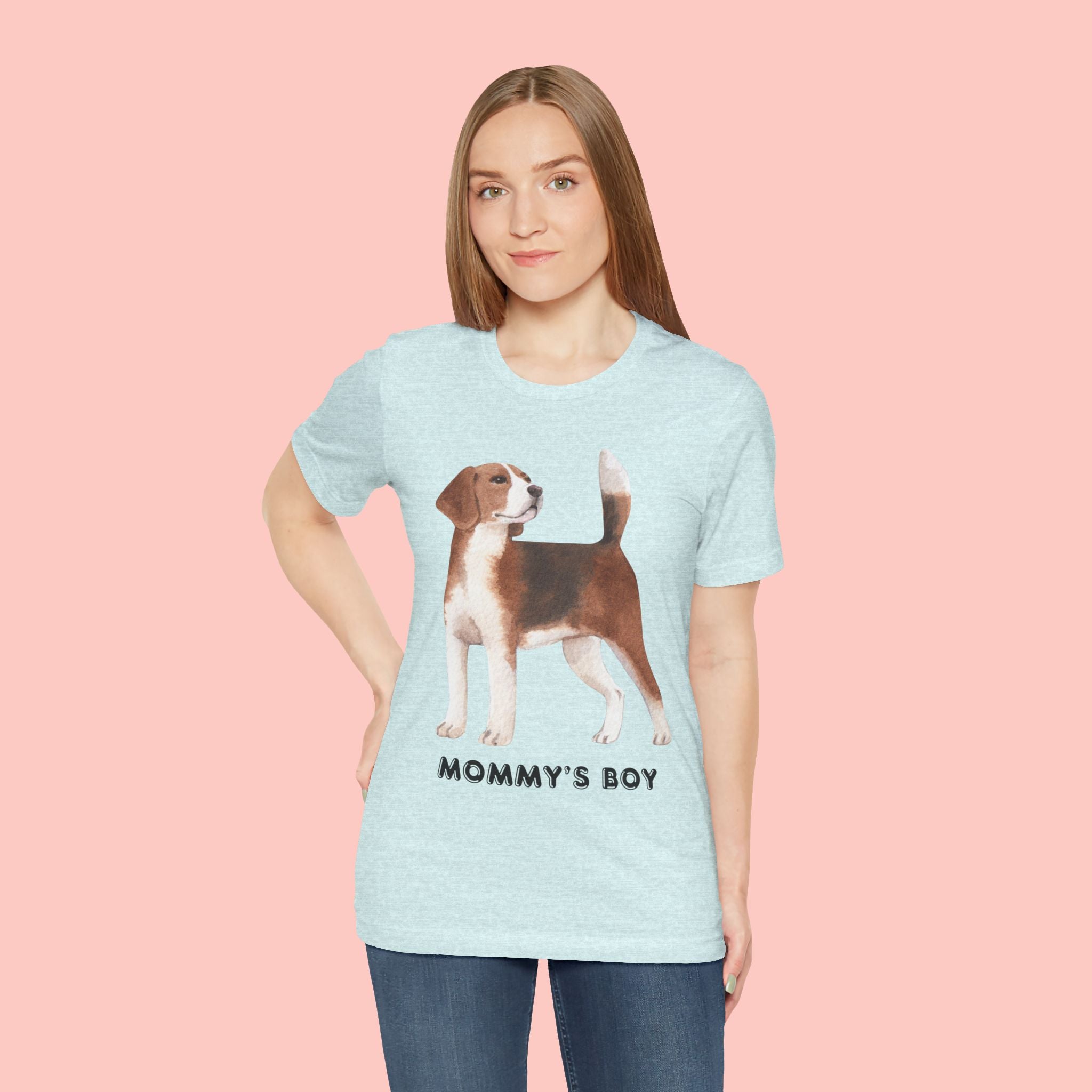 Mommy's Boy Beagle T-Shirt — Cute Dog Lover Tee