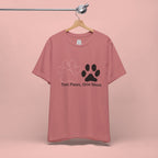 Two Paws, One Mom T-Shirt – Cute Dog Mom Paw Print Tee