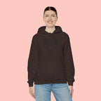 Heart Paw Print Hoodie — Dog Lover Heart Paw Graphic Sweatshirt