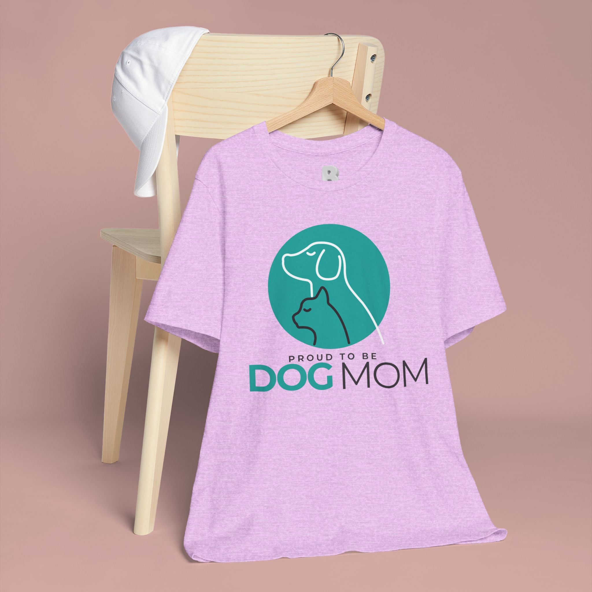 Dog Mom T-Shirt – "Proud to Be Dog Mom" Graphic Tee