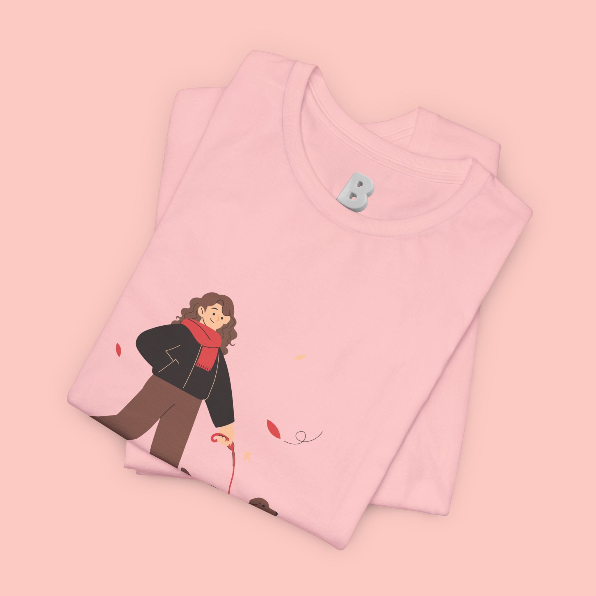 Walk With Your Dog Tee — Cute Dog Walking Graphic T-Shirt