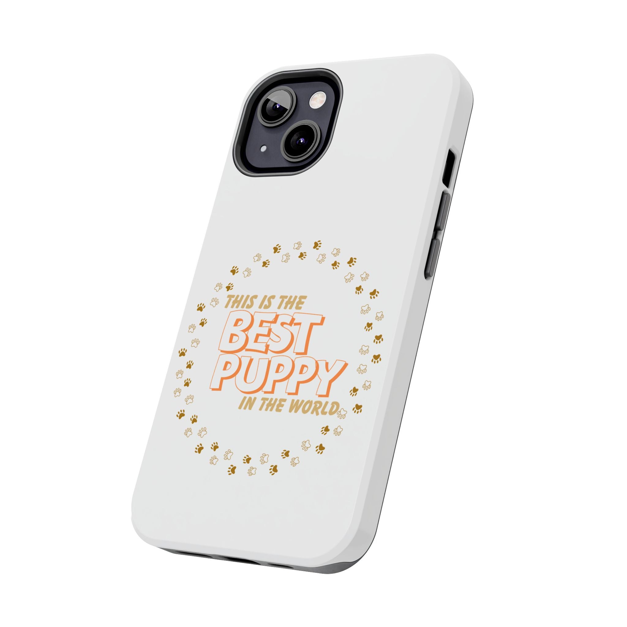 Best Puppy Phone Case — Cute Paw Print Tough Phone Case