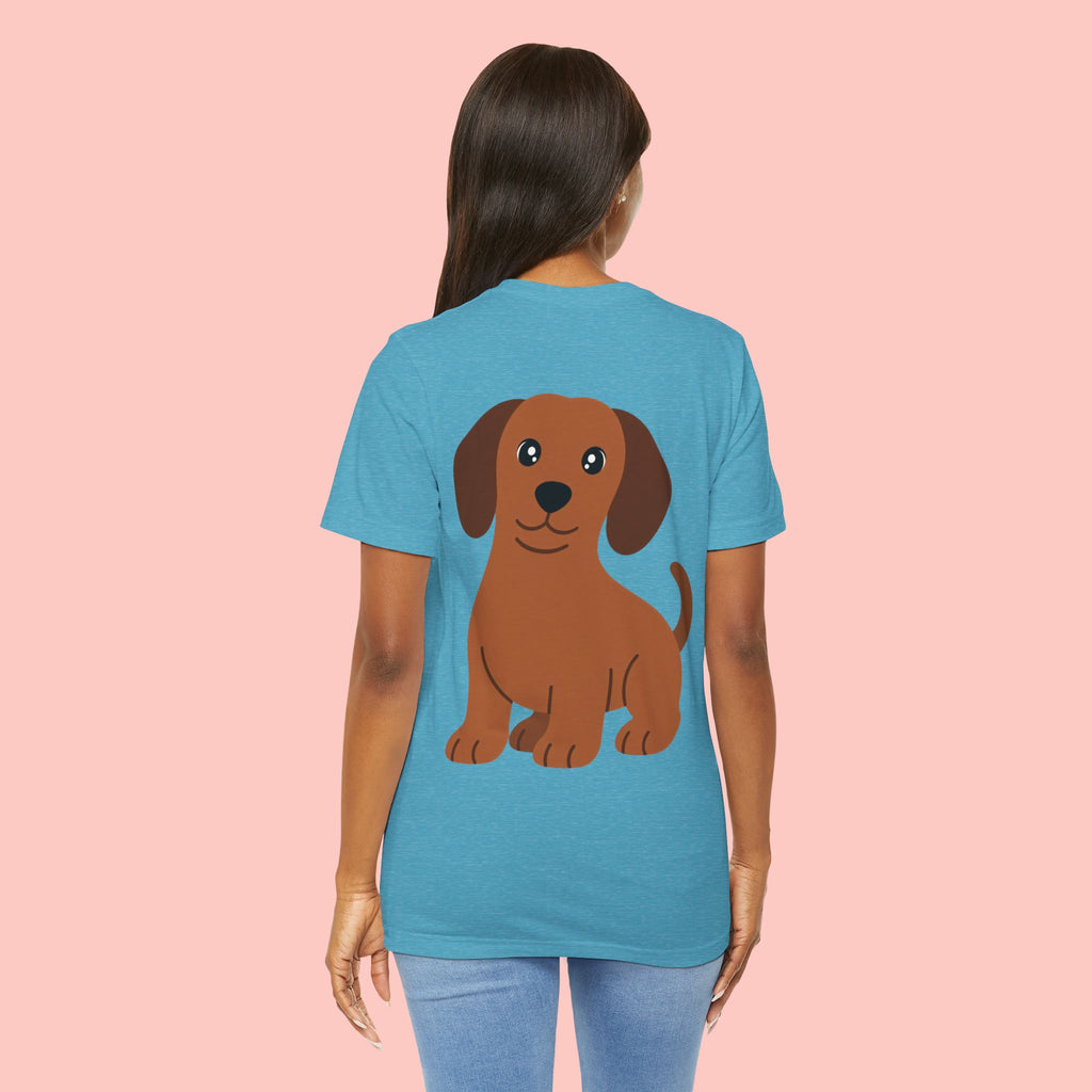 Dachshund Graphic Tee - Cute Brown Sausage Dog T-Shirt