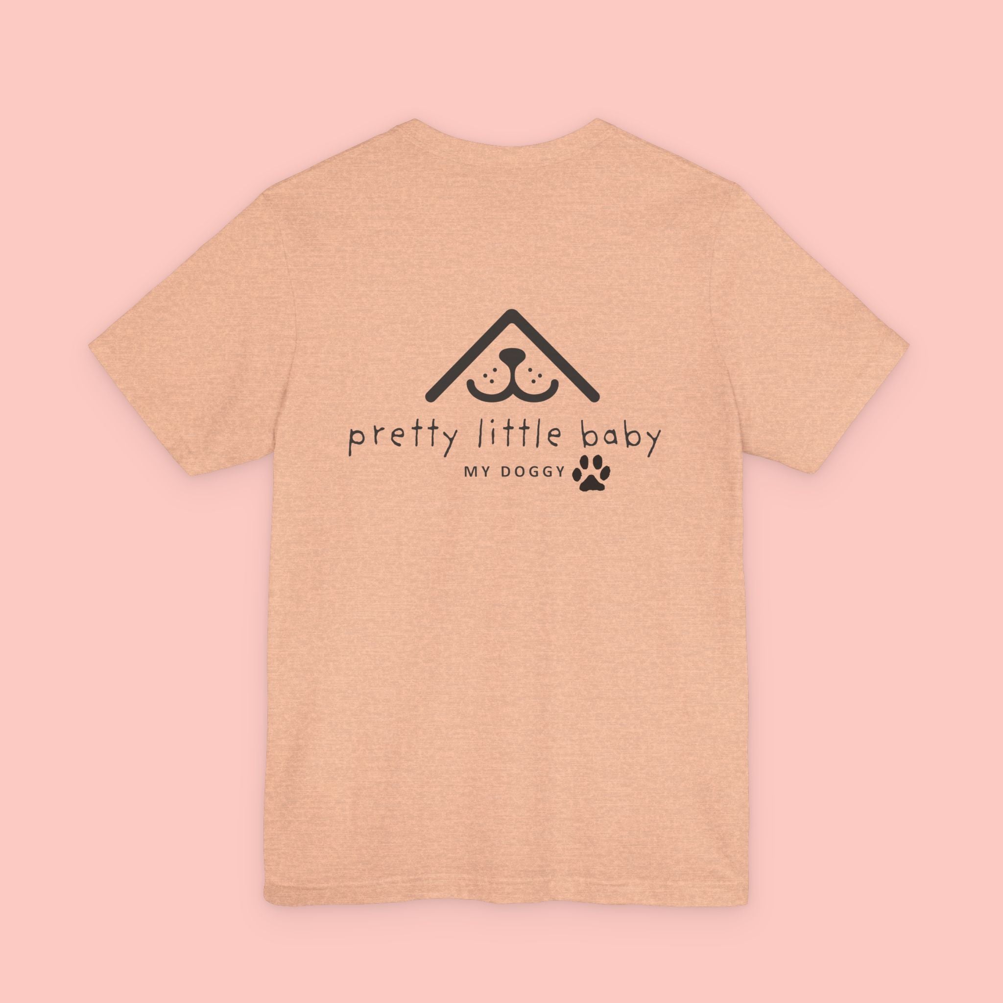 Pretty Little Baby Dog Tee - Cute Paw Print Pet Parent T-Shirt