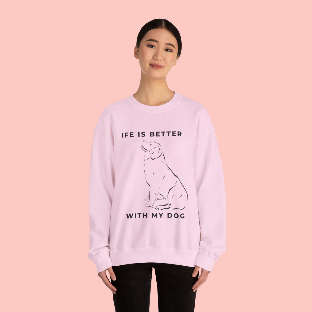 Dog Mom Sweatshirt – 'Dog Mom' Polaroid Graphic Crewneck