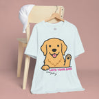 Love Your Dog Tee — Cute Golden Retriever Graphic T-Shirt