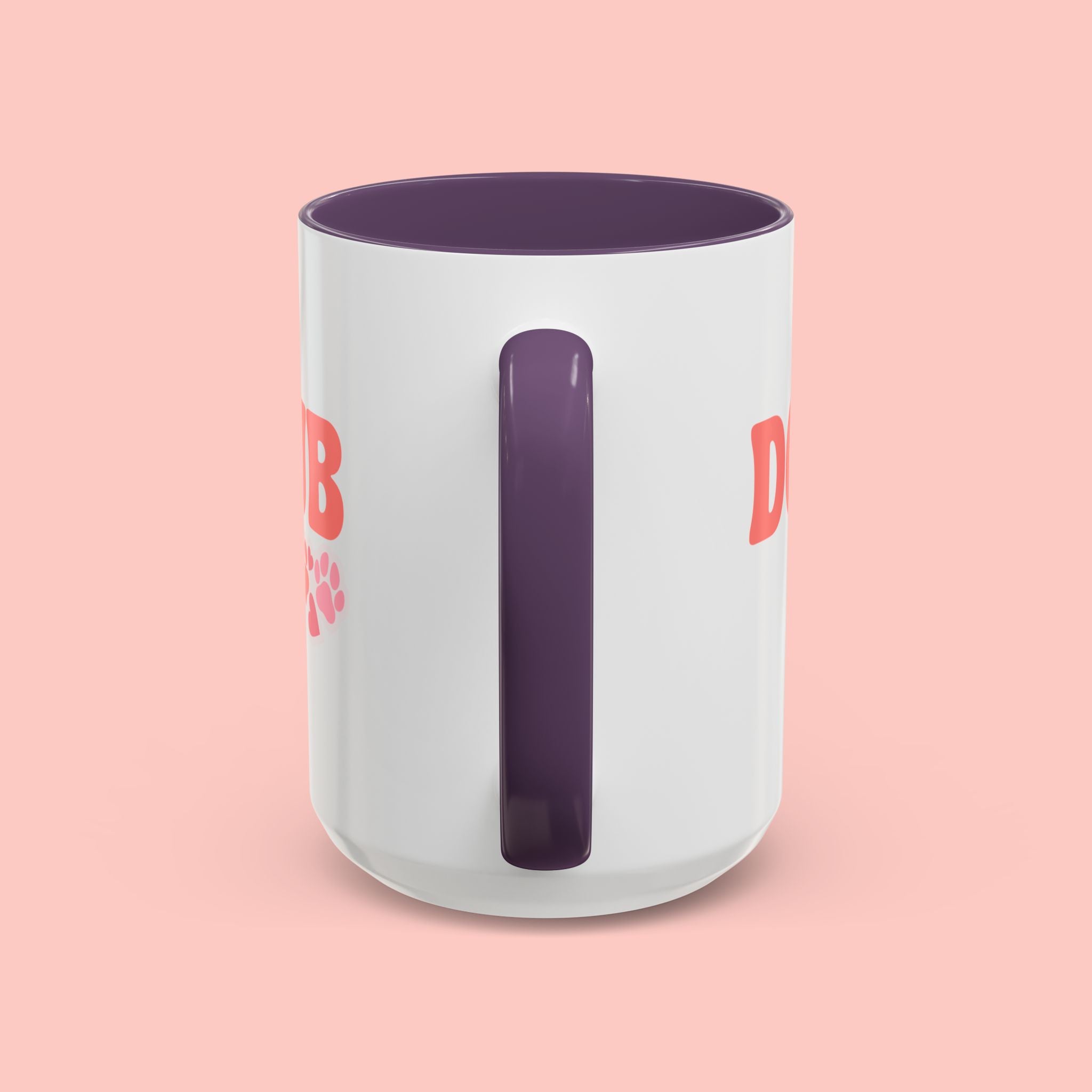Mom Club Coffee Mug — Cute Paw Print Accent Mug for Dog Moms (11/15 oz)
