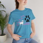 Dog Pawprint T-Shirt — "Pawprints Everywhere I Go" Cute Pet Lover Tee