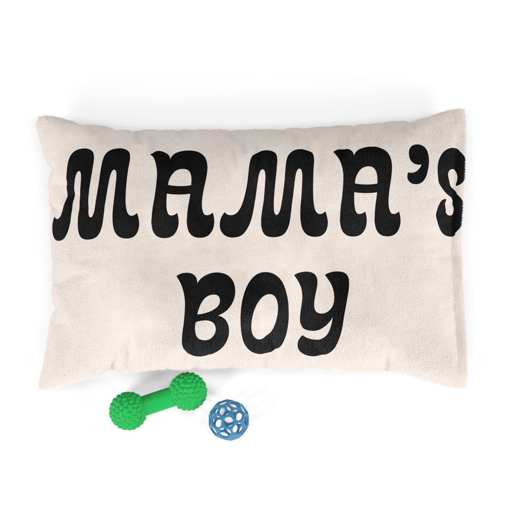 Mama's Boy Pet Bed — Plush Dog & Cat Cushion