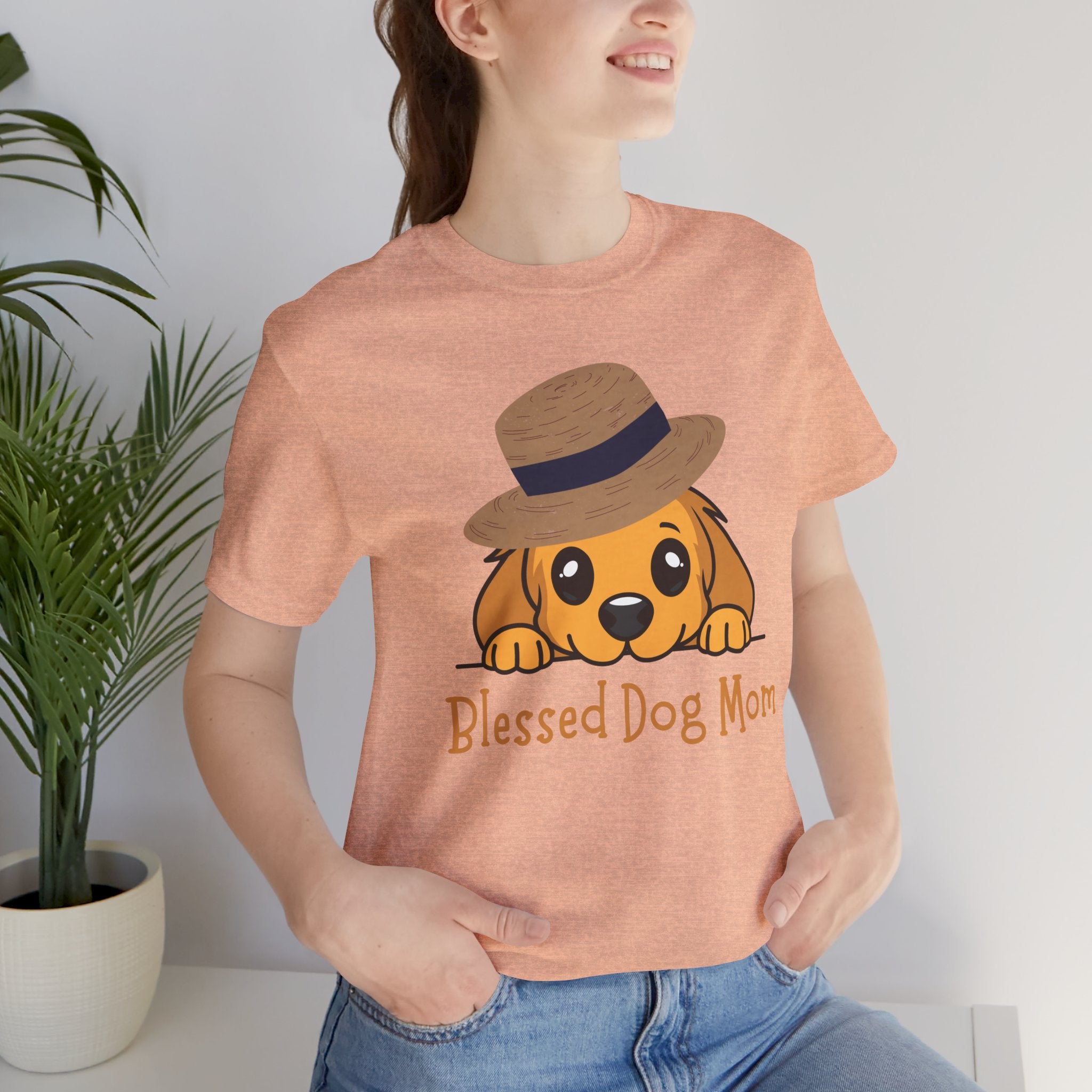 Blessed Dog Mom T-Shirt — Cute Puppy Graphic Tee for Dog Lovers