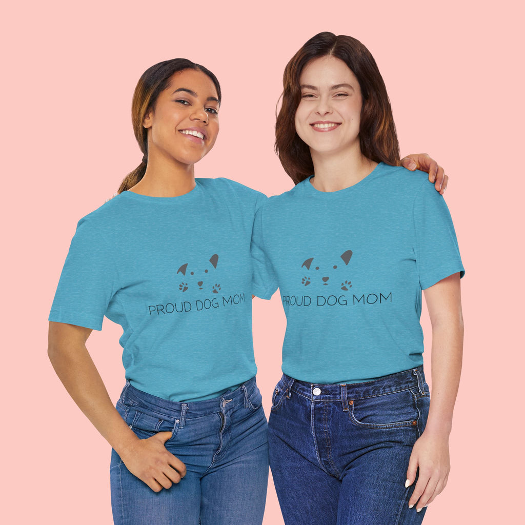 Proud Dog Mom T-Shirt — Cute Paw Print Dog Mom Tee