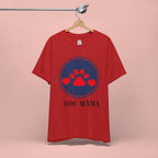 Dog Mama T-Shirt — Cute Paw & Heart Graphic Tee for Dog Lovers