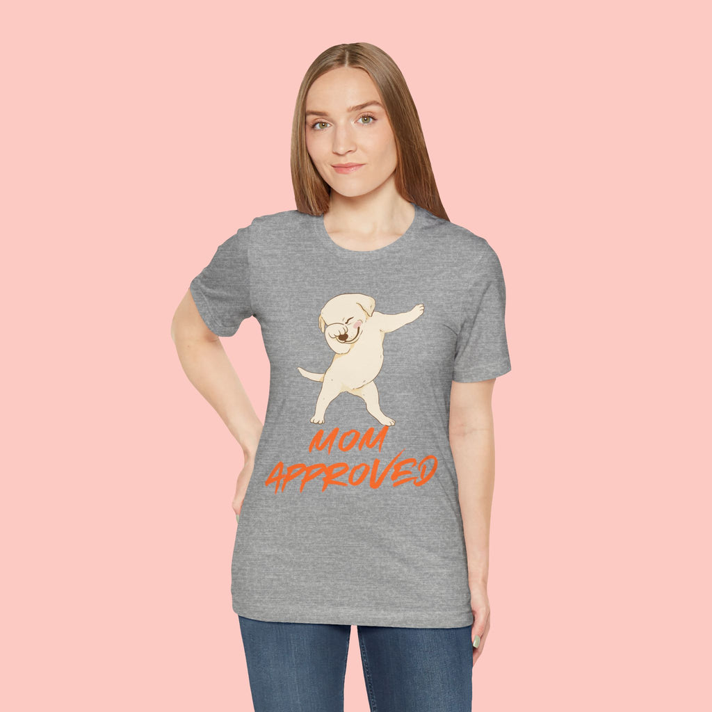Mom Approved Tee — Dab Dog Graphic T‑Shirt