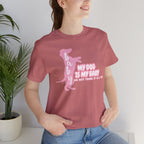 T-Shirt — "My Dog Is My Baby" Pink Dachshund Tee