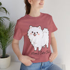 Cute Fluffy Pomeranian Tee — "Mom's Cute Child" Dog T-Shirt