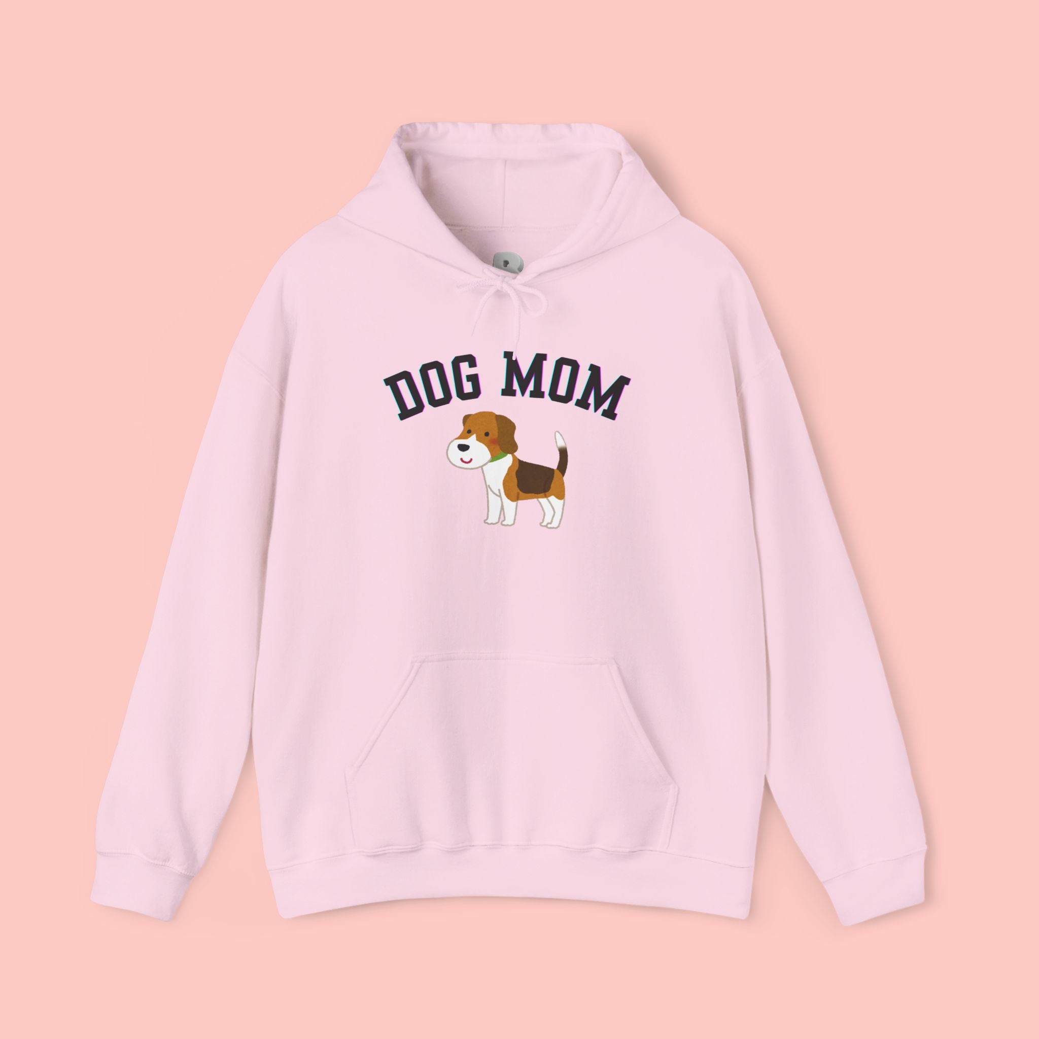 Dog Mom Hoodie — Cute Beagle Graphic Sweatshirt for Pet Lovers