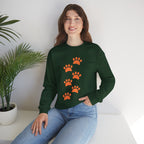 Dog Mom Paw Print Sweatshirt — Cute Pet Lover Crewneck