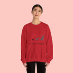 My Dog > People Sweatshirt - Cute Dog Silhouette Crewneck for Dog Lovers
