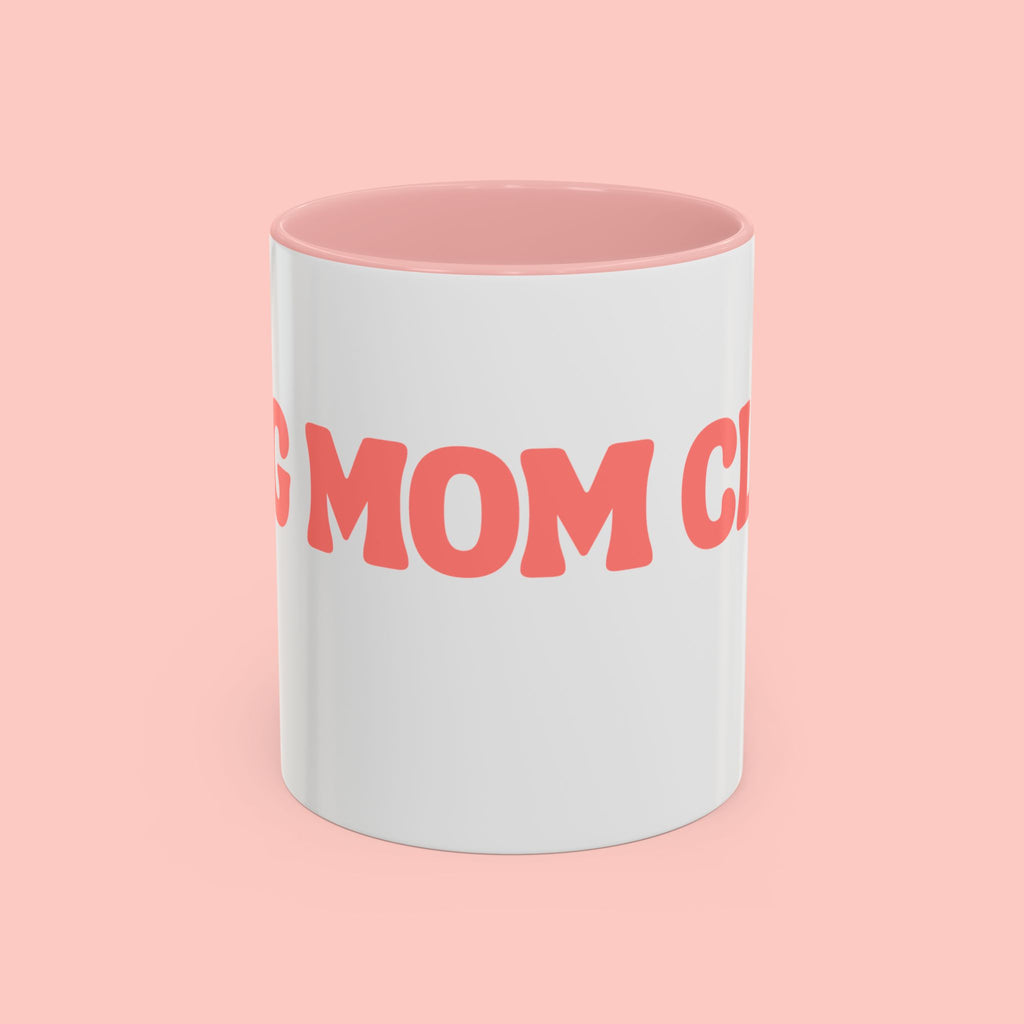 Mom Club Coffee Mug — Cute Paw Print Accent Mug for Dog Moms (11/15 oz)