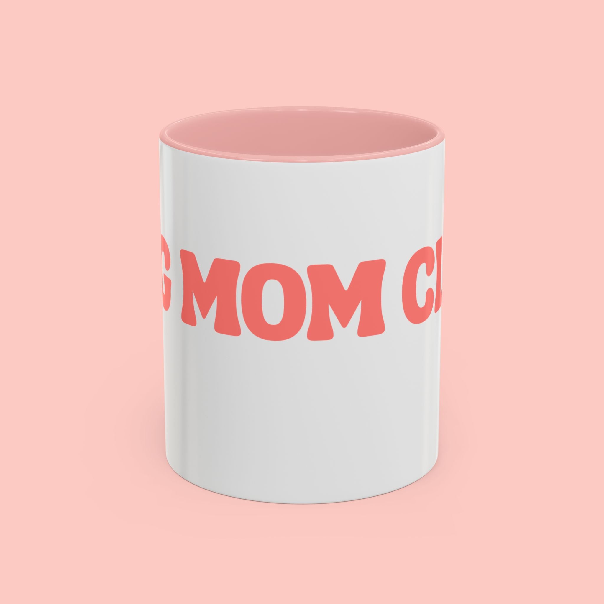 Mom Club Coffee Mug — Cute Paw Print Accent Mug for Dog Moms (11/15 oz)