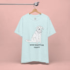 Mom Makes Me Happy Dog T-Shirt
